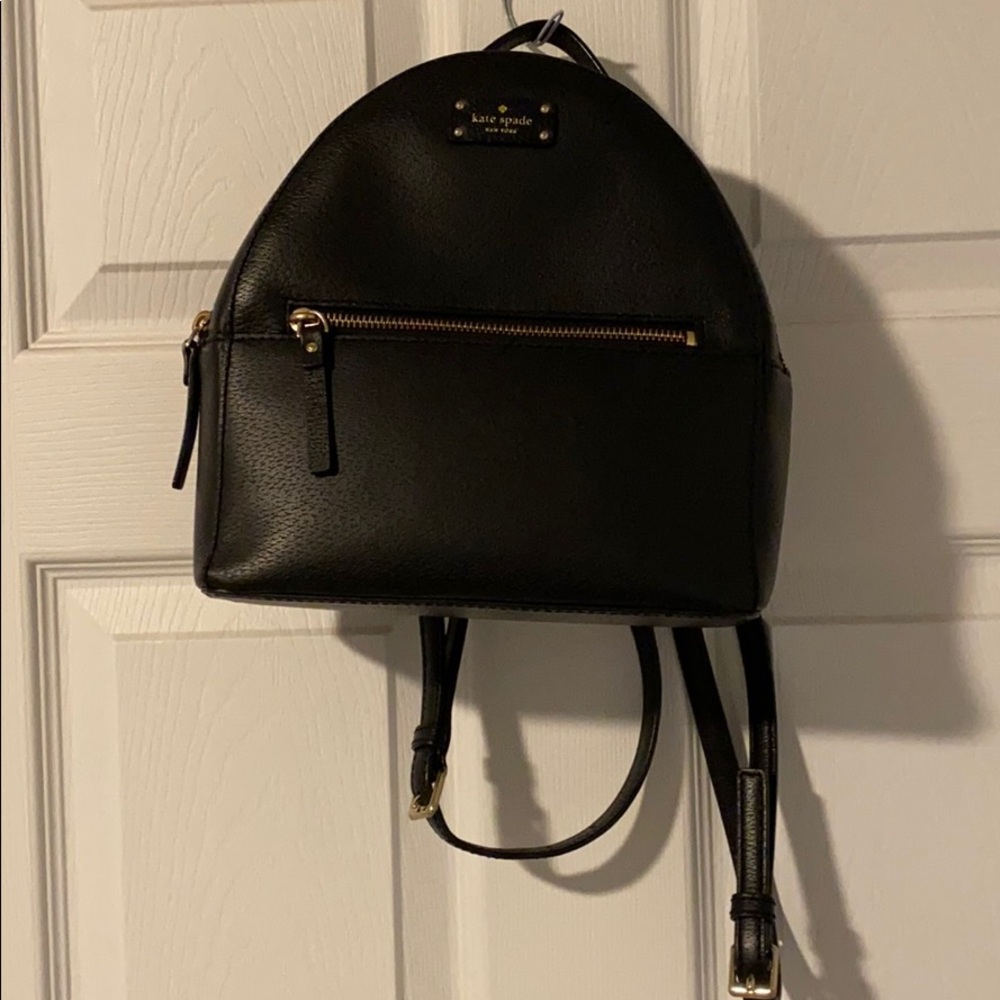 Kate Spade Black Mini Backpack